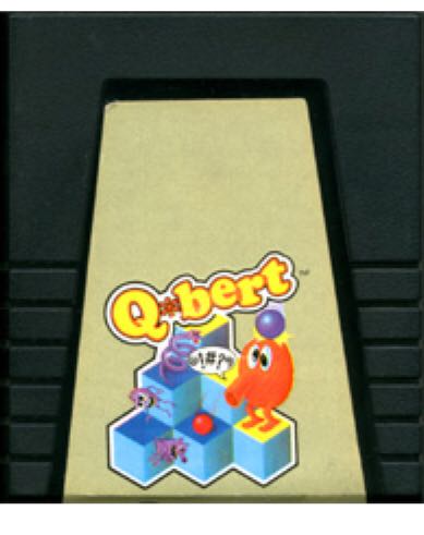 Qbert - Colecovision (Parker  Brothers - 1) video game collectible - Main Image 2