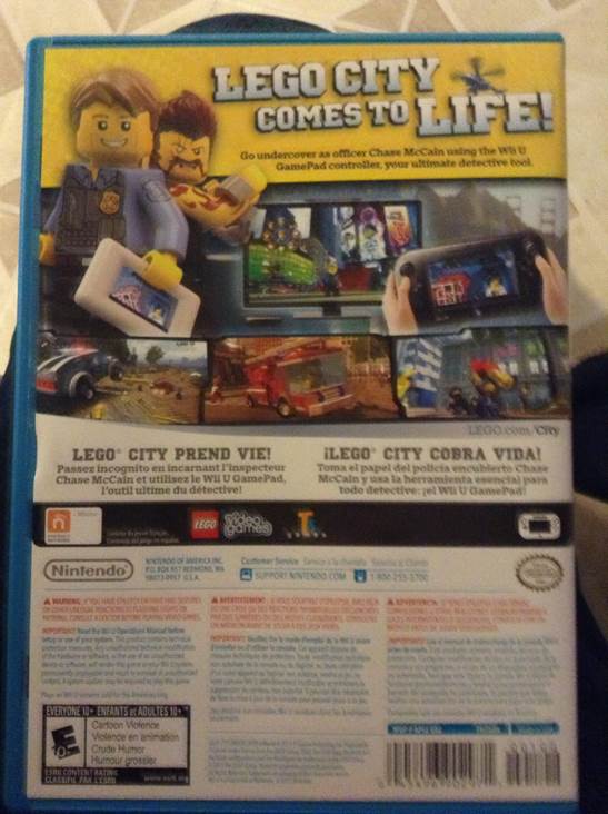 Lego City Undercover - Nintendo Wii U (Nintendo - 1) video game collectible [Barcode 018113991269] - Main Image 2