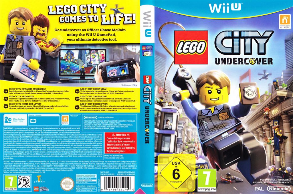 LEGO City Undercover - Nintendo Wii U (Lego - 1 Players) video game collectible [Barcode 045496331566] - Main Image 2