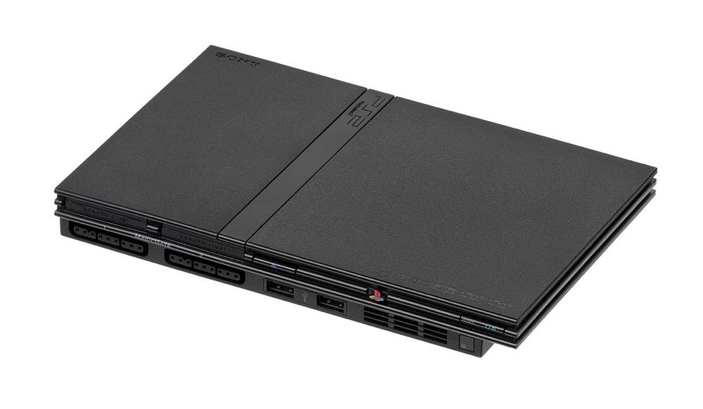 PlayStation 2 Slim (Black) - Sony PlayStation 2 (PS2) (Sony) video game collectible - Main Image 3