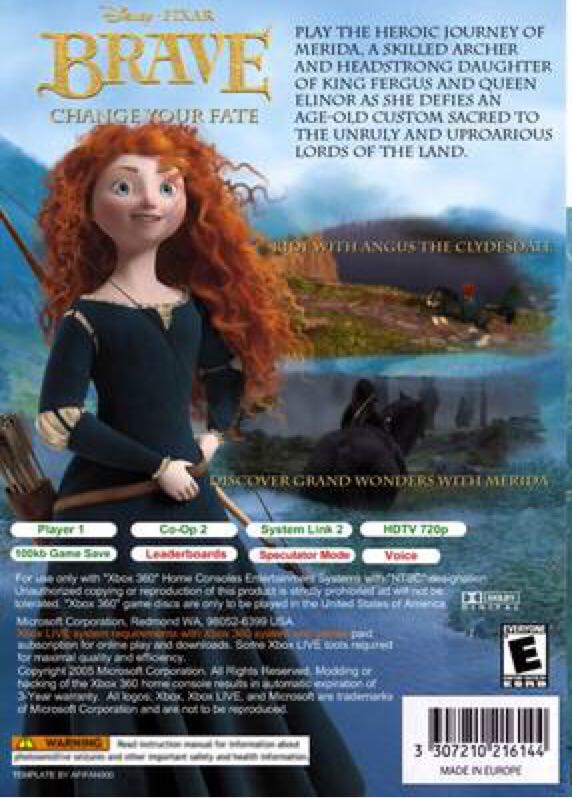 Brave - Microsoft Xbox 360 (1) video game collectible [Barcode 8717418359447] - Main Image 2