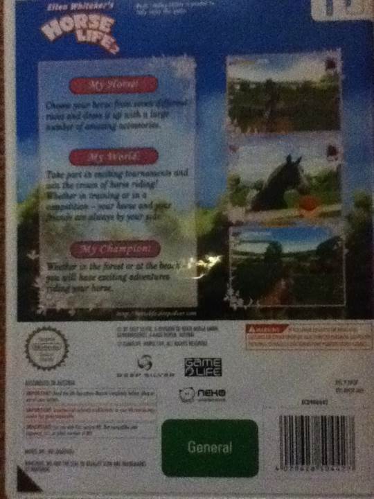 Ellen Whitaker’s Horse Life 2 - Nintendo Wii (Deep Silver) video game collectible - Main Image 2