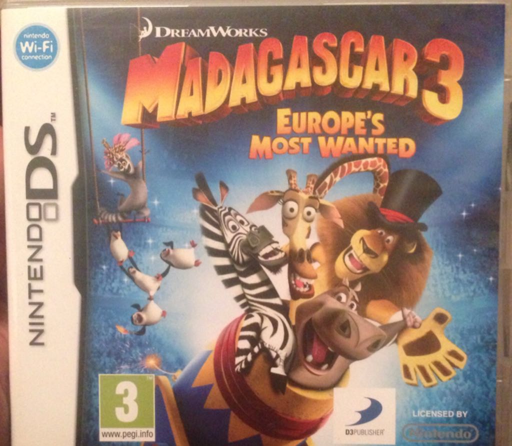 Madagascar 3 - Nintendo DS video game collectible - Main Image 1