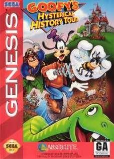 Goofy’s Hysterical History Tour - Sega Genesis (Mega Drive) video game collectible - Main Image 1