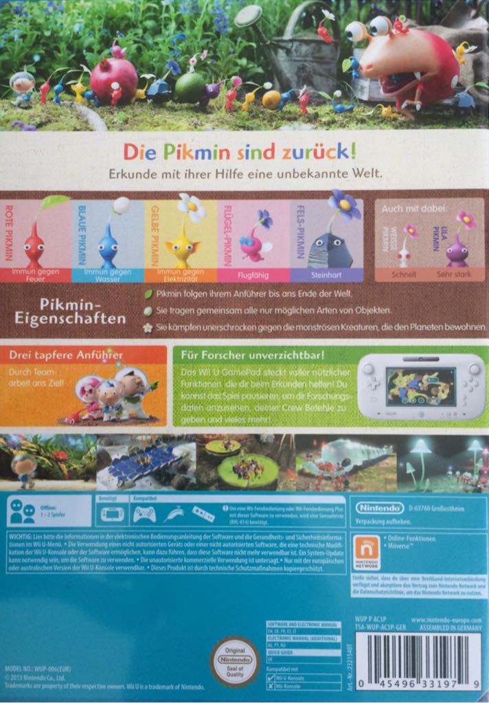 Pikmin 3 - Nintendo Wii U (Nintendo - 2) video game collectible [Barcode 045496331979] - Main Image 2
