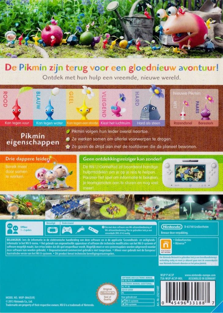 Pikmin 3 - Nintendo Wii U video game collectible [Barcode 045496336653] - Main Image 2