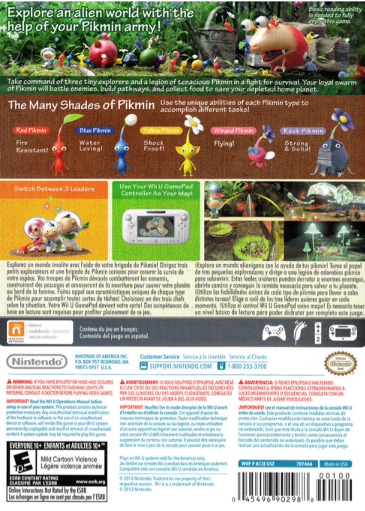 Pikmin 3 - Nintendo Wii U (Nintendo - 1-2) video game collectible - Main Image 2