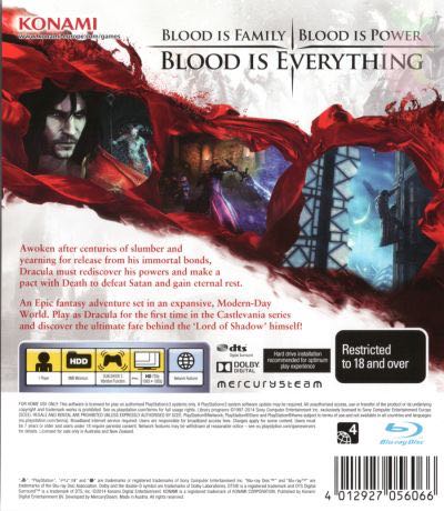 Castlevania: Lords of Shadow 2 - Sony PlayStation 3 (PS3) (Konami - 1) video game collectible [Barcode 083717202578] - Main Image 2