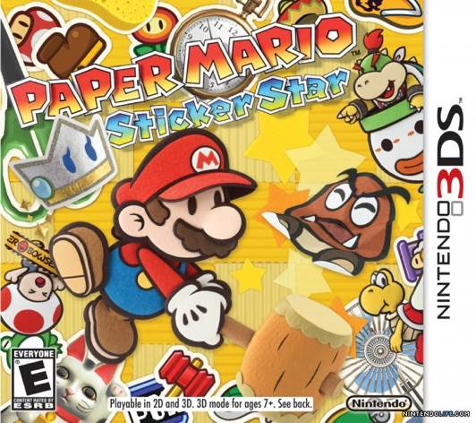 Paper Mario Sticker Star - Nintendo 3DS (1) video game collectible - Main Image 1
