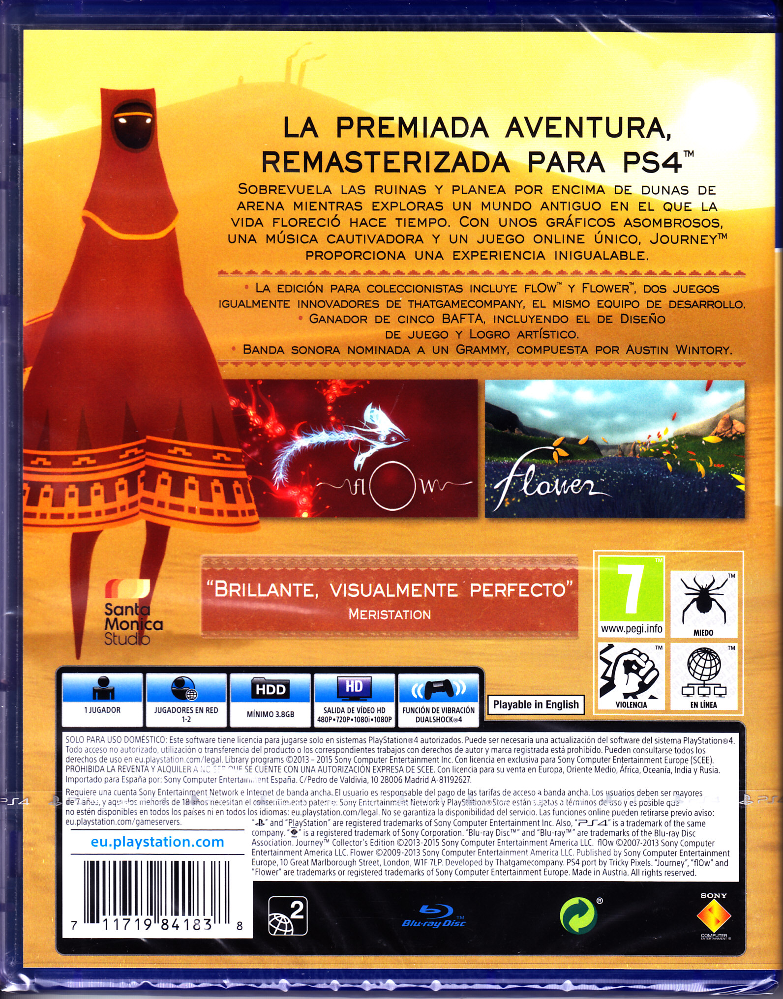 Journey Collector’s Edition - Sony PlayStation 4 (PS4) (Sony Computer Entertainment - 1) video game collectible [Barcode 711719841838] - Main Image 2