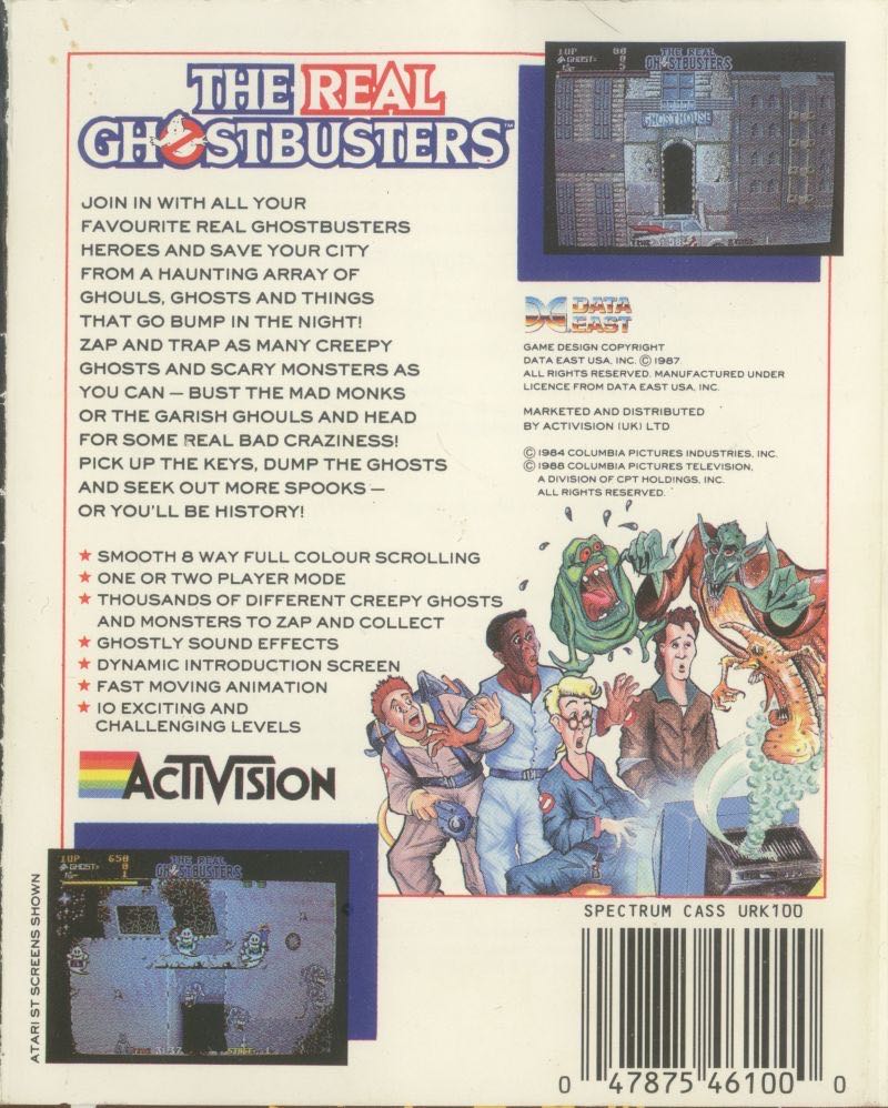 The Real Ghostbusters - Commodore Amiga video game collectible - Main Image 2