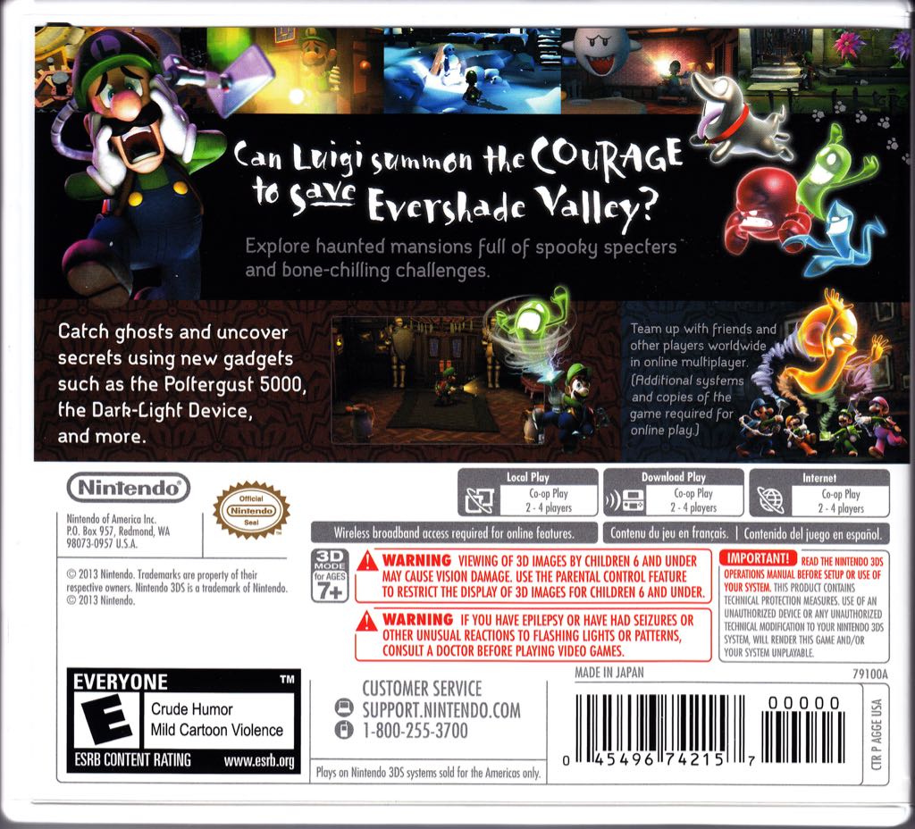 Luigi’s Mansion: Dark Moon - Nintendo 3DS (Nintendo - 4) video game collectible - Main Image 2