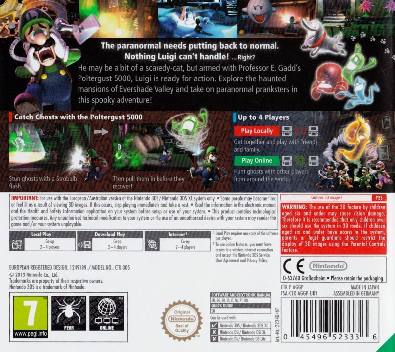 Luigi’s Mansion: Dark Moon - Nintendo 3DS (Nintendo) video game collectible - Main Image 2
