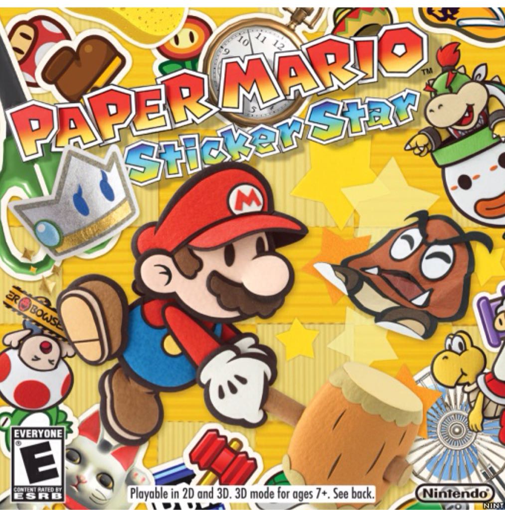 Paper Mario: Sticker Star - Nintendo 3DS video game collectible - Main Image 2