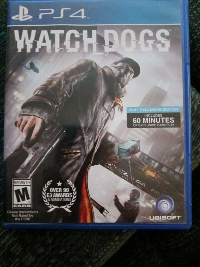 Watch Dogs - Sony PlayStation 4 (PS4) (Ubisoft - 1-8) video game collectible [Barcode 008222358046] - Main Image 3