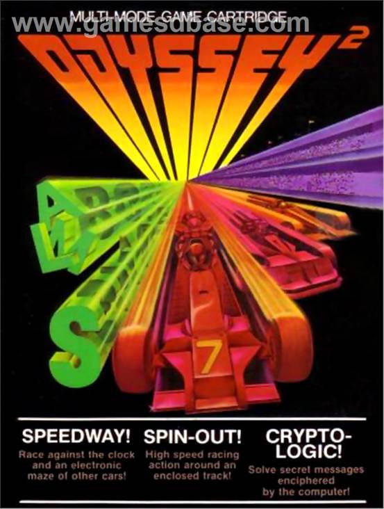 Speedway! / Spin-Out! / Crypto-Logic! - Magnavox Odyssey video game collectible - Main Image 1