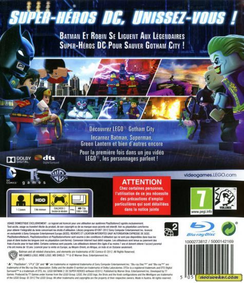 LEGO Batman 2: DC Super Heroes - Sony PlayStation 3 (PS3) (WB Games - 2) video game collectible [Barcode 9325336158012] - Main Image 2