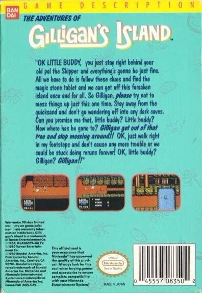 The Adventures Of Gilligan’s Island - Nintendo Entertainment System (NES) (Bandai - 1) video game collectible - Main Image 2