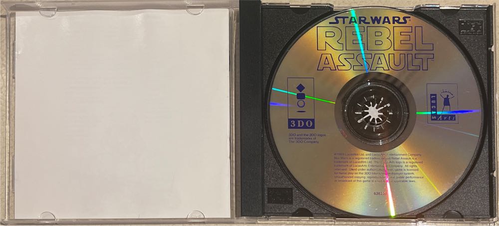 Star Wars Rebel Assault - 3DO (Lucasfilm Games) video game collectible [Barcode 3362932202233] - Main Image 3