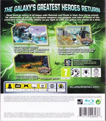 The Ratchet & Clank Trilogy - Sony PlayStation 3 (PS3) (Insomniac Games) video game collectible - Main Image 2