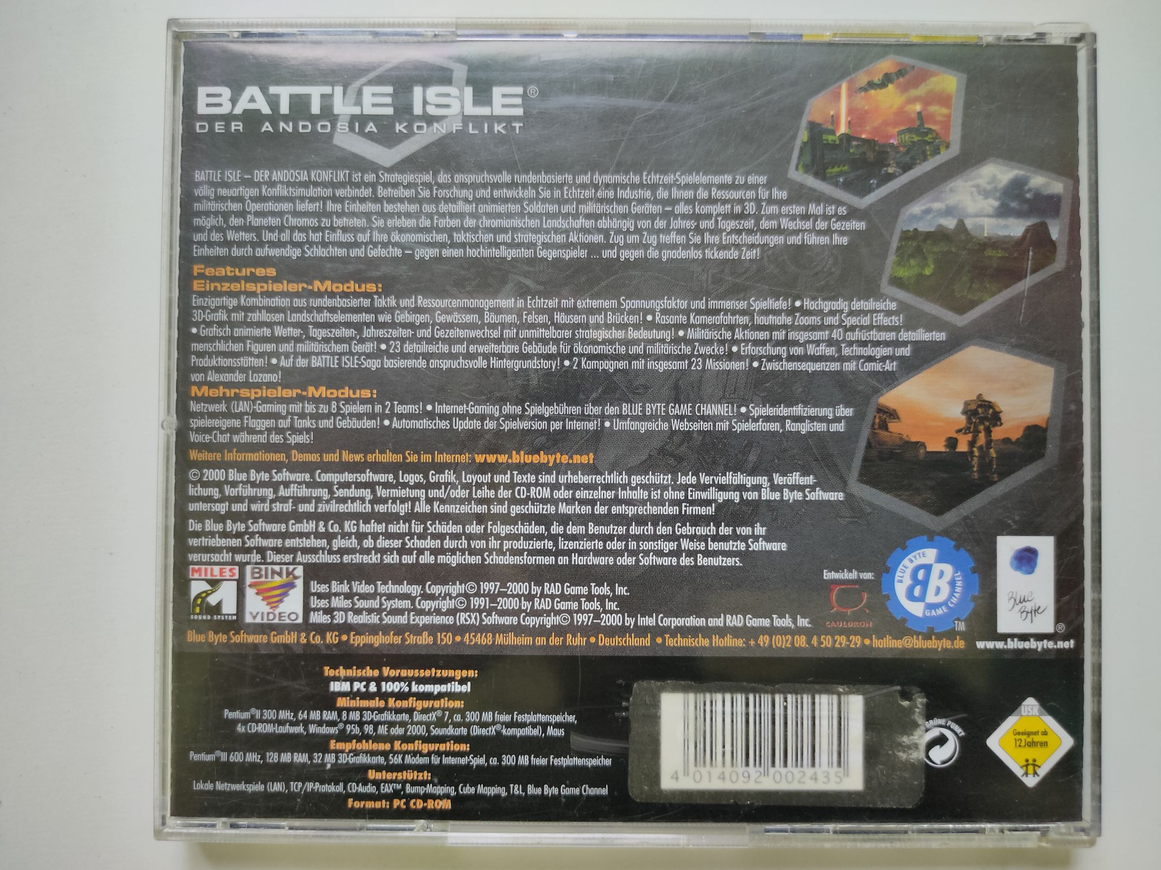 Battle Isle Der Andosia Konflikt - PC (Ubi Soft) video game collectible [Barcode 4014092002435] - Main Image 2