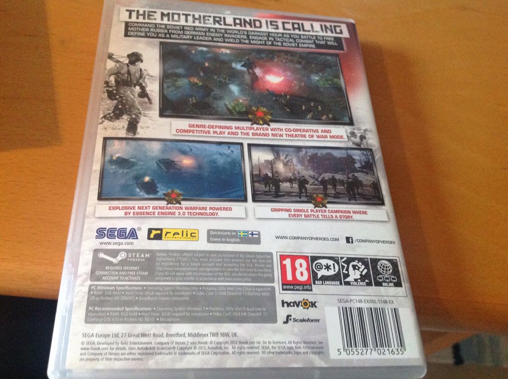Company Of Heroes 2 - PC video game collectible [Barcode 5055277021635] - Main Image 2
