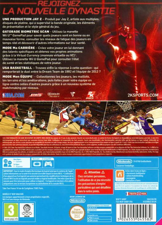 Nba 2k13 - Nintendo Wii video game collectible - Main Image 2