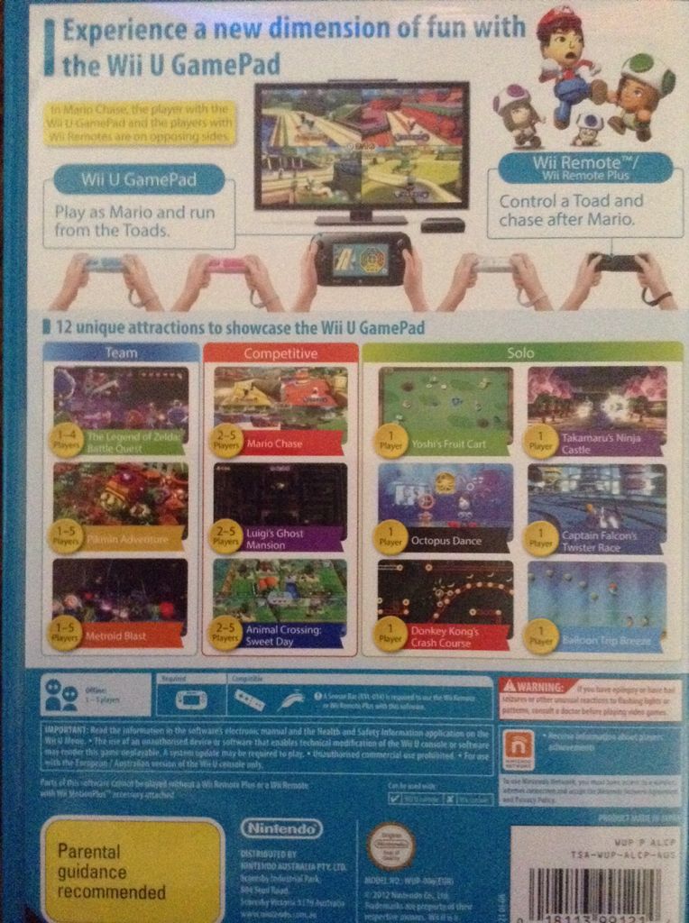 Nintendo Land - Nintendo Wii U video game collectible [Barcode 018113991214] - Main Image 2