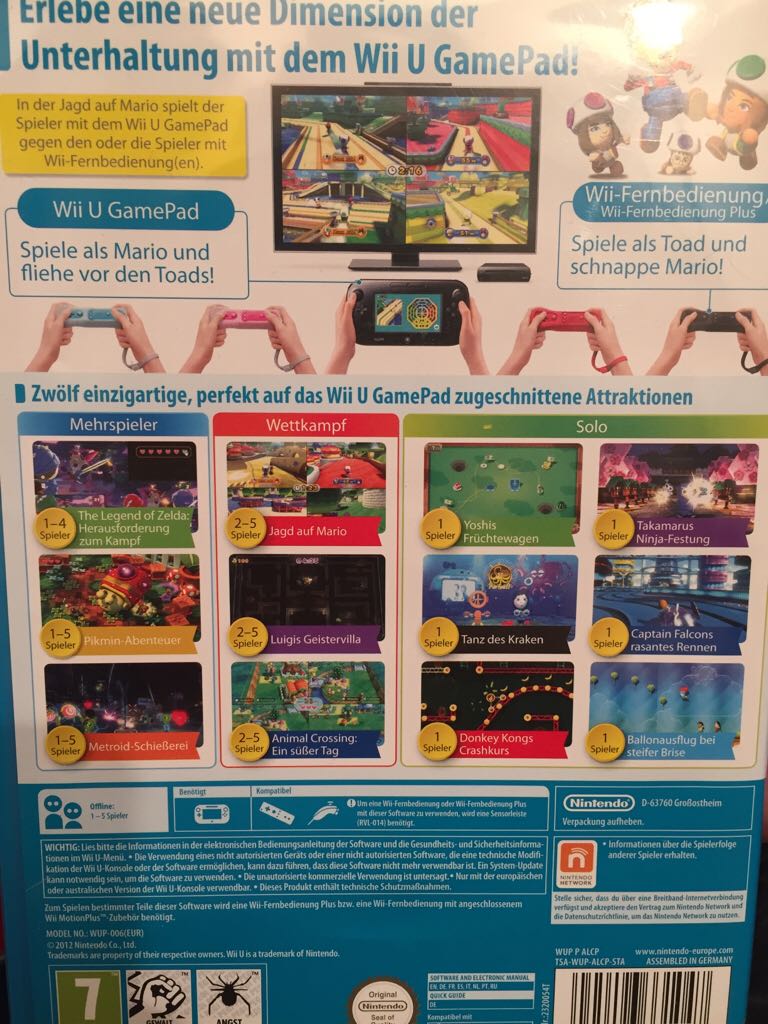 Nintendo Land - Nintendo Wii U (Nintendo - 4) video game collectible [Barcode 045496331047] - Main Image 2