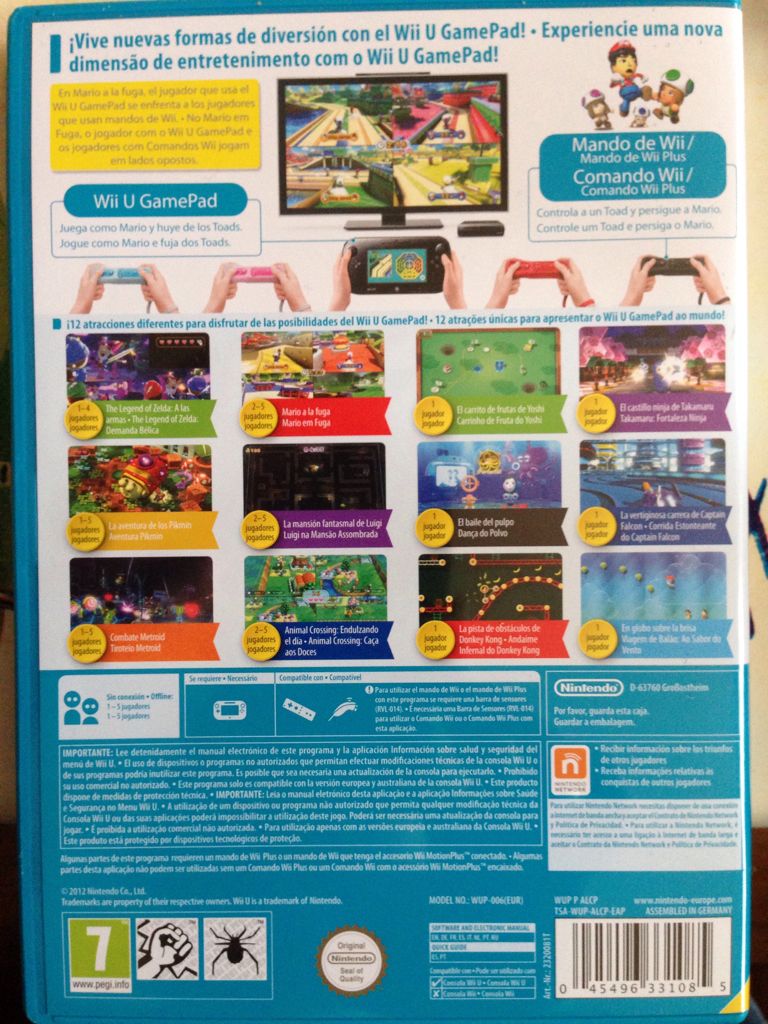 Nintendo Land - Nintendo Wii U (Nintendo - 1-5) video game collectible [Barcode 045496331085] - Main Image 2