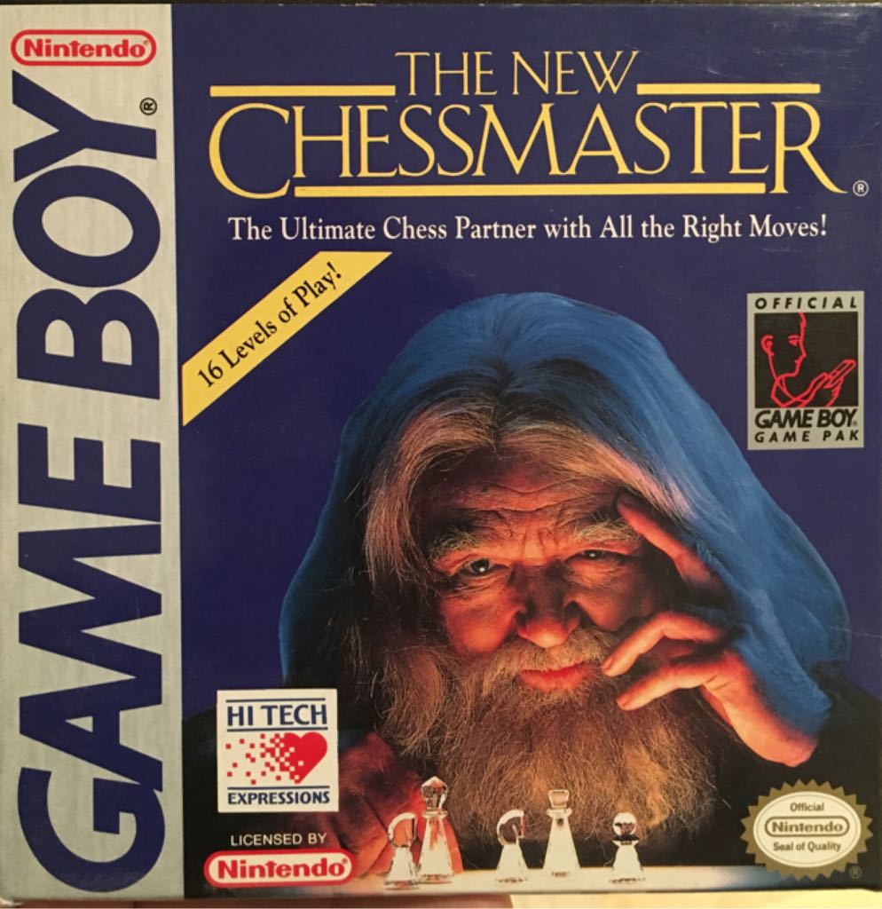 The New Chessmaster - Nintendo Game Boy (Hi Tech Expressions - 1) video game collectible [Barcode 087855000645] - Main Image 1