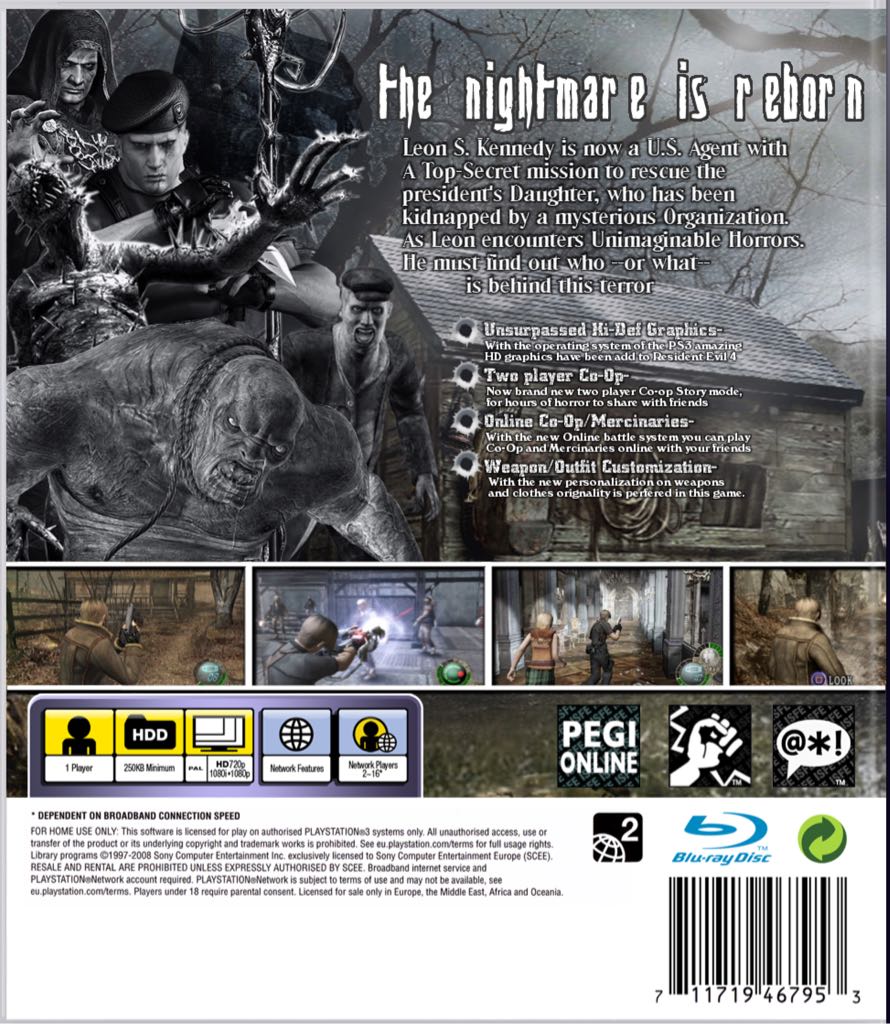 Resident Evil 4 PSN - Sony PlayStation 3 (PS3) video game collectible - Main Image 2