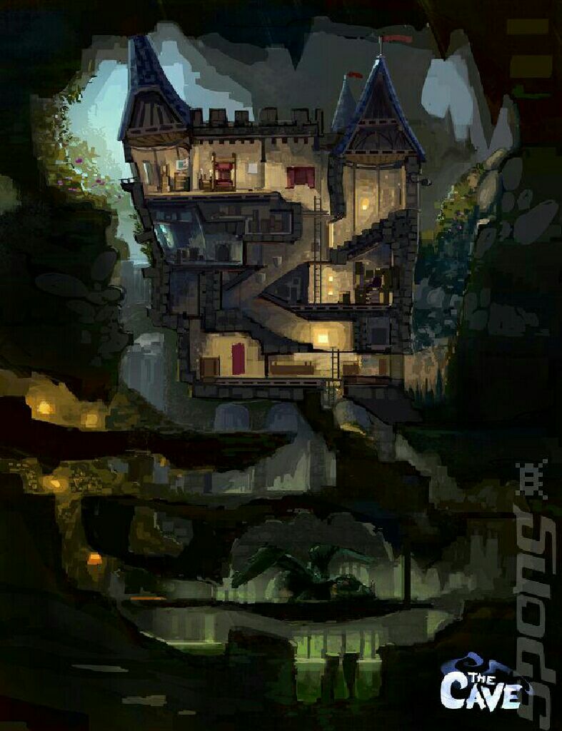 The Cave - Microsoft Xbox 360 video game collectible - Main Image 2