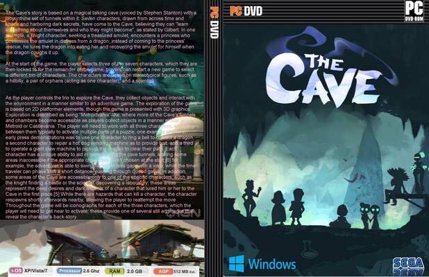 The Cave - Sony PlayStation 3 (PS3) video game collectible - Main Image 1
