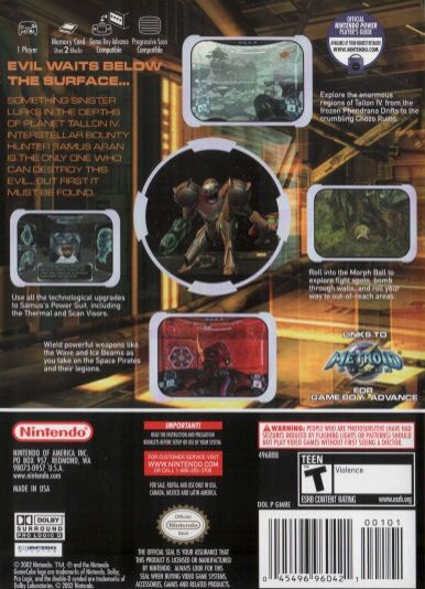 Metroid Prime I - Nintendo GameCube video game collectible - Main Image 2