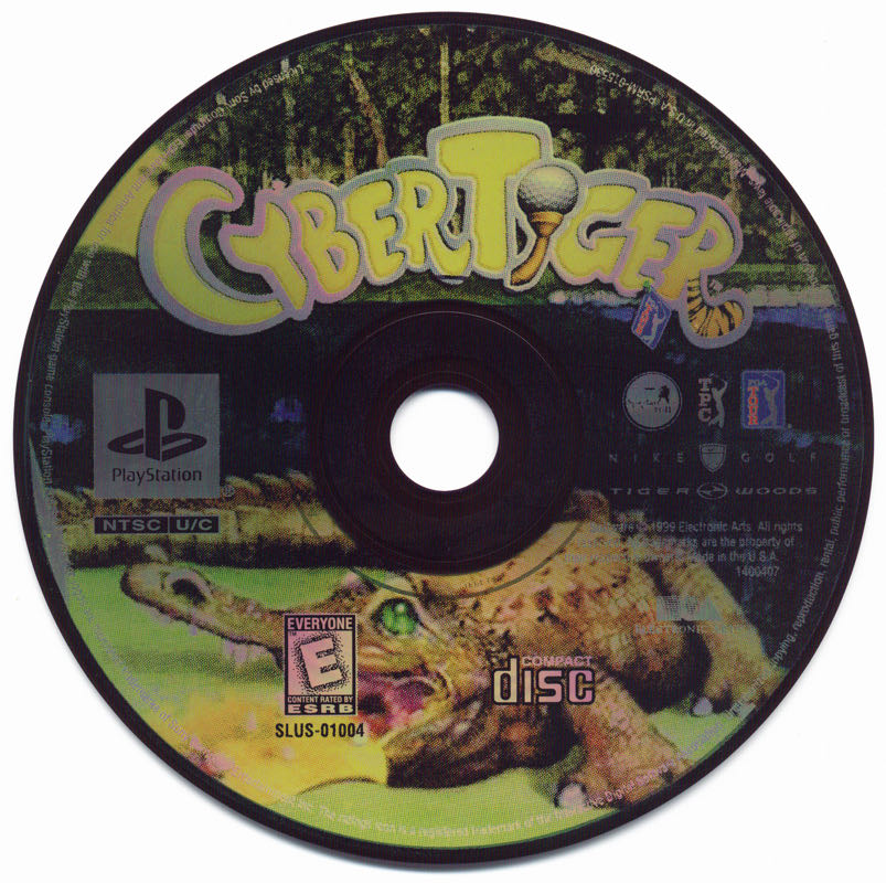 Cyber Tiger - Sony PlayStation (Ea Sports - 1) video game collectible [Barcode 014633140040] - Main Image 3