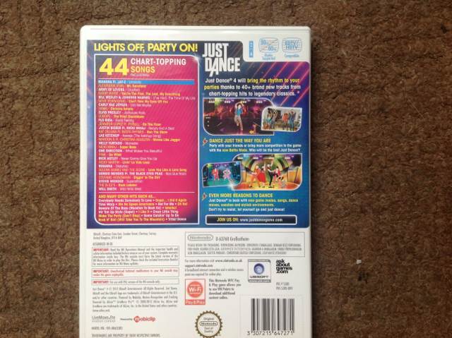Just Dance 4 - Special Edition - Nintendo Wii (Ubisoft - 4) video game collectible [Barcode 3307215647271] - Main Image 2