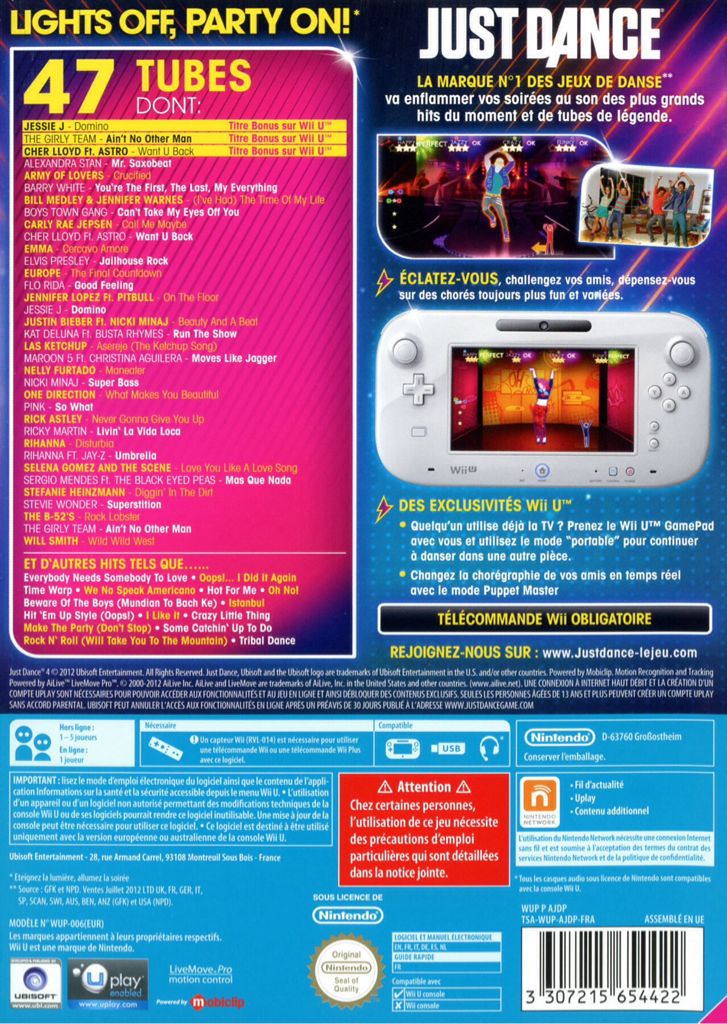 Just Dance 4 - Nintendo Wii U (Ubi Soft - 5) video game collectible - Main Image 2