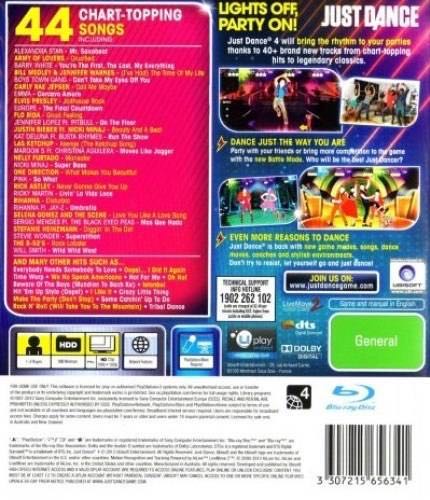 Just Dance 4 - Nintendo Wii (Ubisoft Montreal - 1-4) video game collectible - Main Image 2