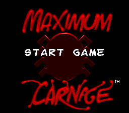 Spider-Man and Venom: Maximum Carnage - Nintendo Super Nintendo Entertainment System (SNES) (Acclaim Entertainment - 1) video game collectible - Main Image 3