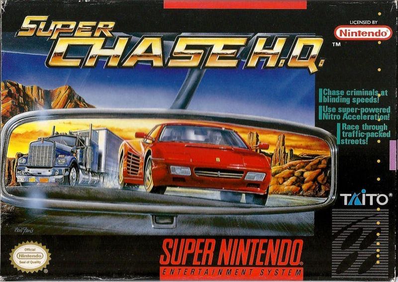 Super Chase H.Q. - Nintendo Super Nintendo Entertainment System (SNES) (1) video game collectible - Main Image 1