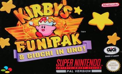 Kirby’s Fun Pack - Nintendo Super Nintendo Entertainment System (SNES) video game collectible - Main Image 1