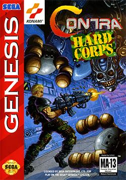 Contra The Hard Corps - Sega Genesis (Mega Drive) video game collectible - Main Image 1