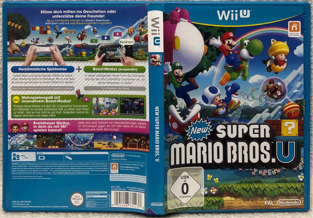 New Super Mario Bros. U - Nintendo Wii U (Nintendo - 4) video game collectible [Barcode 045496331238] - Main Image 3