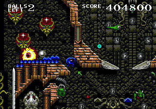Dragon’s Revenge - Sega Genesis (Mega Drive) (Tengen - 1-2) video game collectible [Barcode 031763046509] - Main Image 3