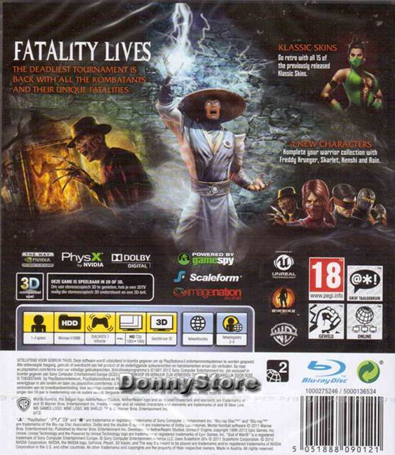 Mortal Kombat Komplete Edition - Sony PlayStation 3 (PS3) (Warner Bros. Interactive - 1) video game collectible [Barcode 5051892085076] - Main Image 2