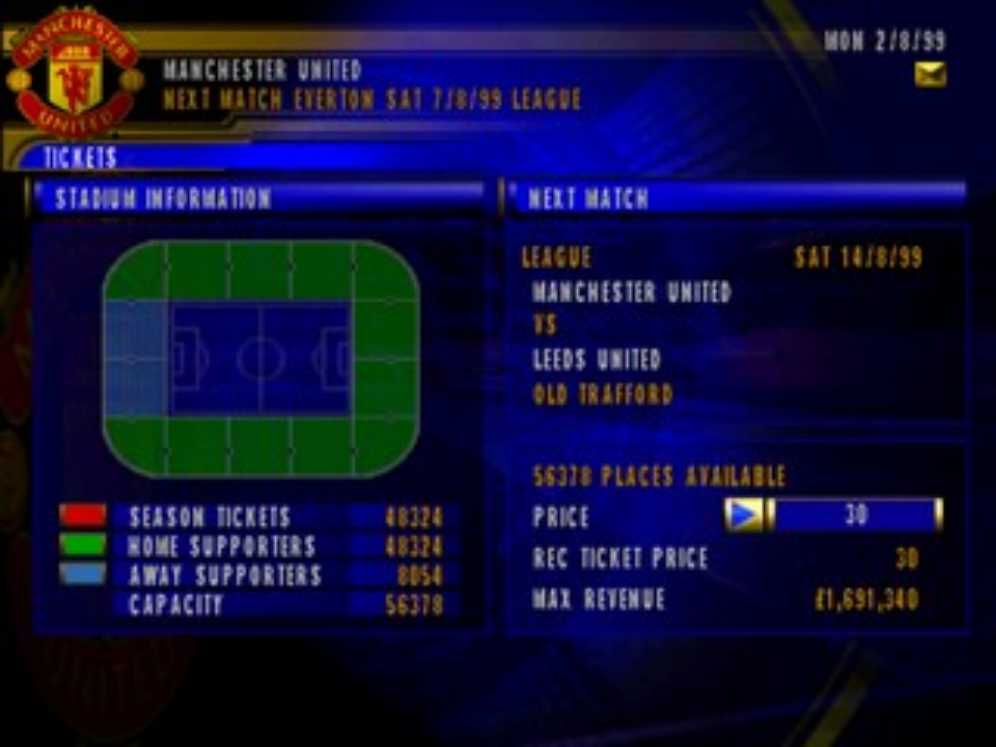 The F.A. Premier League Football Manager 2000 - Sony PlayStation (EA Games/EA Sports - 1) video game collectible - Main Image 4