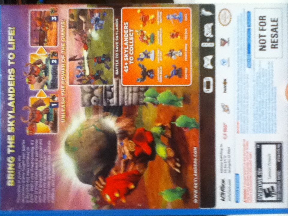 Skylanders Giants - Nintendo Wii U (Activision - 1-2) video game collectible [Barcode 5030917108655] - Main Image 2