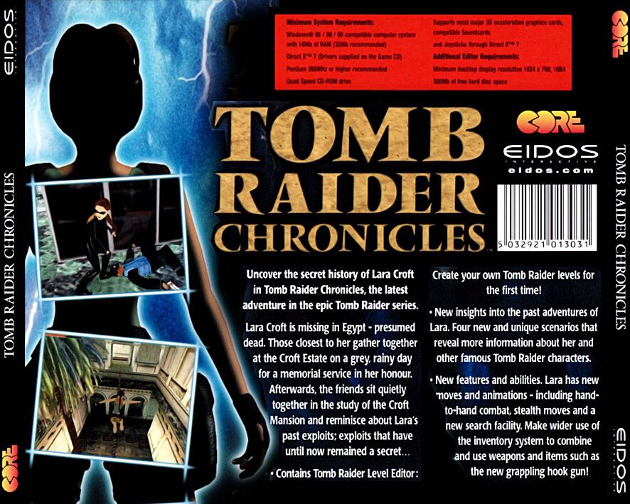 Tomb Raider V: Chronicles - Valve Steam (Eidos Interactive - 1) video game collectible [Barcode 5032921013031] - Main Image 2