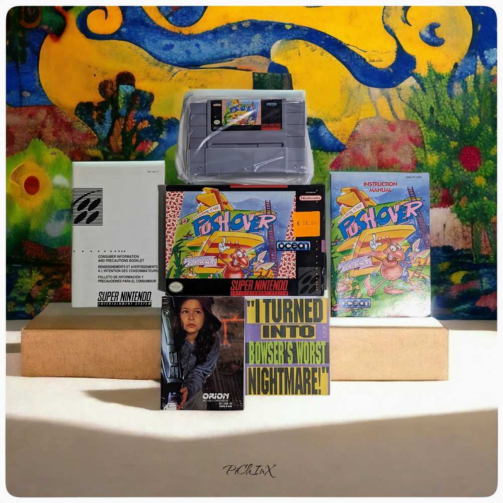Pushover - Nintendo Super Nintendo Entertainment System (SNES) (Ocean) video game collectible - Main Image 2